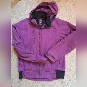 Womens north face purple windbreaker - S